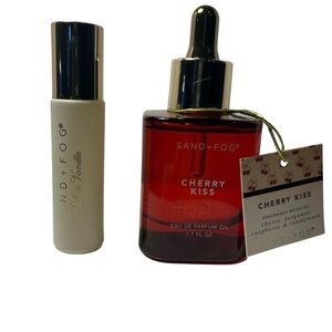 Sand + Fog “White Vanilla + Cherry Kiss” Scented Body Oils - NWT **